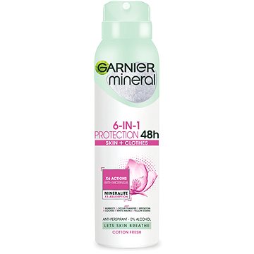 GARNIER Mineral Protection Cotton 48H Spray Antiperspirant 150 ml (3600541466265)
