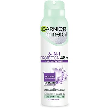 GARNIER Mineral Protection Floral 48H Spray Antiperspirant 150 ml (3600541466197)