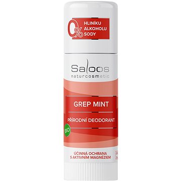 SALOOS Bio Přírodní Deodorant Grep Mint (8594031324867)