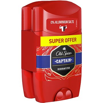 OLD SPICE Captain deo pack 2× 50 ml (8006540518748)