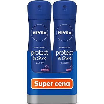 NIVEA Protect & Care Spray antiperspirant 2 × 150 ml (9005800363479)