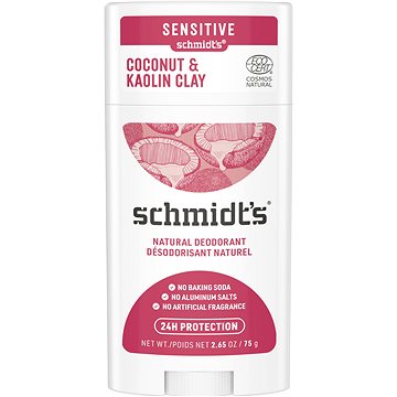 SCHMIDT'S Sensitive Kokos + kaolinový jíl tuhý deodorant 58 ml (59092476)