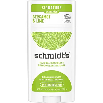 SCHMIDT'S Signature Bergamot + limetka tuhý deodorant 58 ml (8710522489833)