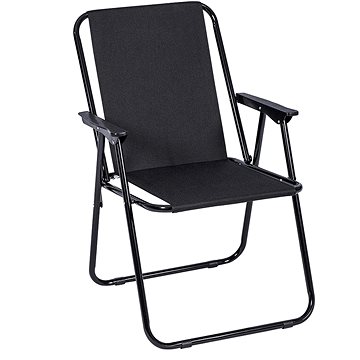Židle kempingová FORREST, černá (27352 BLK)