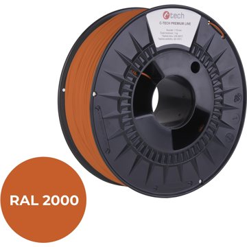 C-TECH filament PREMIUM LINE ABS žlutooranžová RAL2000