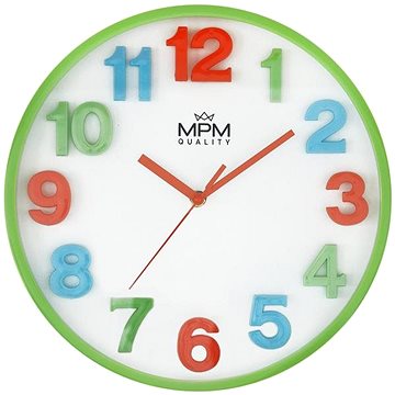 MPM Nástěnné plastové hodiny E01.4186.40 (8591212083391)