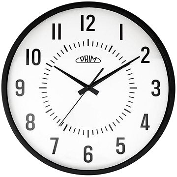PRIM Nástěnné plastové hodiny Elementary E01P.4184.90 (8591212083308)