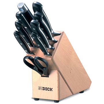F. Dick Dřevěný stojan s noži a kovaným příslušenstvím ze série Premier Plus (8807000)