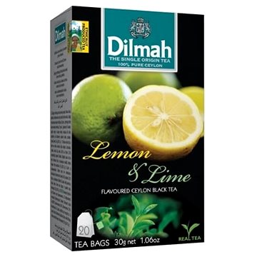 Dilmah Čaj černý Citron Limetka 20x1,5g (9312631142136)