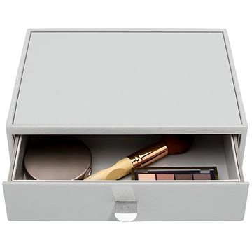 Stackers, Stolní organizér na kosmetiku Pebble Grey Makeup Organiser Drawer | šedá (74631)