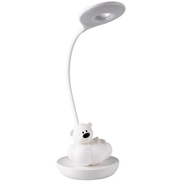 LED Stmívatelná dětská stolní lampička BEAR LED/2,5W/230V bílá (118298)