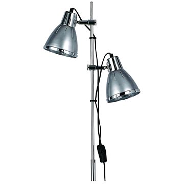 Ideal Lux - Stojací lampa 2xE27/60W/230V stříbrná (71612)