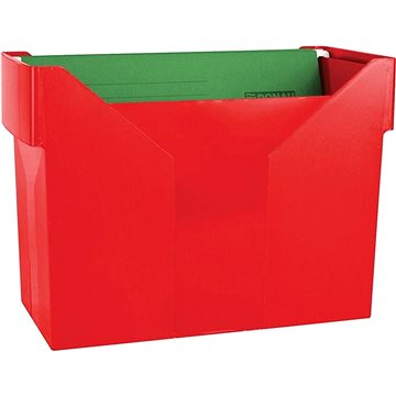 DONAU box A4 červený + desky 5 ks (7422001PL-04)