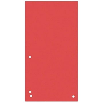 DONAU červený, papírový, 1/3 A4, 235 x 105 mm - balení 100 ks (8620100-04PL)