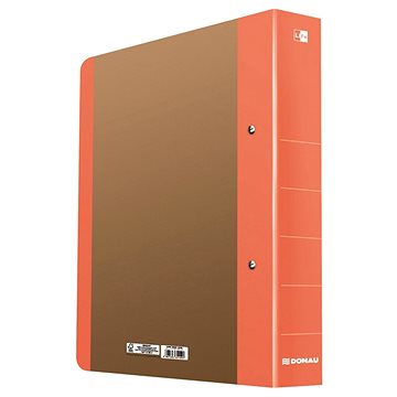 DONAU Life dvoukroužkový, A4, 5 cm, neonově oranžový (3835001FSC-12)