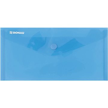 DONAU plastové, zakládací, s drukem, DL, transparentně modrá - balení 10 ks (8548001PL-10)