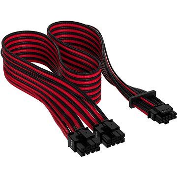 Corsair Premium Individually Sleeved 12+4pin PCIe Gen 5 12VHPWR 600W cable Type 4 Red/Black (CP-8920334)