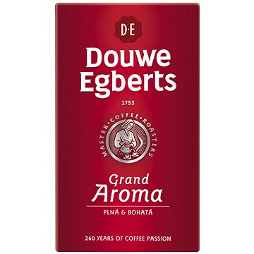 Douwe Egberts Grand Aroma Intense, mletá káva, 250g (4055215)