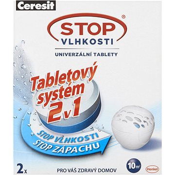 CERESIT Stop Vlhkosti Micro 2v1 náhradní tablety 2 x 300 g (5997272385186)