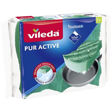 VILEDA Pur Active houbička střední 2 ks (34023103100047)