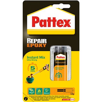 PATTEX Repair Epoxy Ultra Strong, epoxidové lepidlo 5 min 12 g (9000100671293)