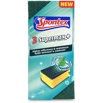 SPONTEX Super Max+ houba tvarovaná velká 3 ks (3384125001195)
