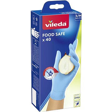 VILEDA Food Safe rukavice S/M 40 ks (4023103235359)