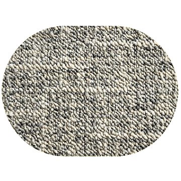 Kusový koberec Alassio béžová ovál 80 × 150 cm (3310)