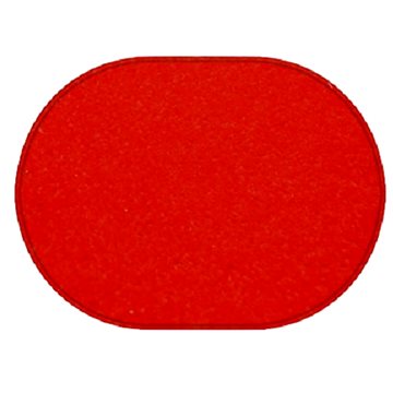 Kusový koberec Eton červený ovál 80 × 150 cm (3352)