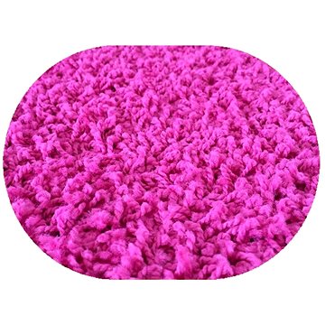 Kusový koberec Color shaggy růžový ovál 80 × 150 cm (3412)