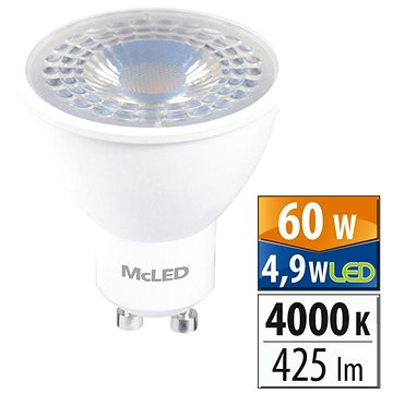 McLED LED GU10, 4,9W, 4000K, 425lm (ML-312.168.87.0)