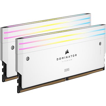 Corsair 64GB KIT DDR5 6600MT/s CL32 Dominator Titanium White XMP