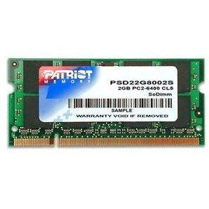 Patriot SO-DIMM 2GB DDR2 800 MHz CL6 Signature Line (PSD22G8002S)