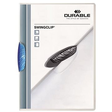DURABLE Swingclip A4, 30 listů, tmavě modrý klip (226006)