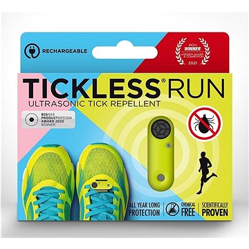 TickLess Run Ultrazvukový odpuzovač klíšťat - neonový (5999566450938)
