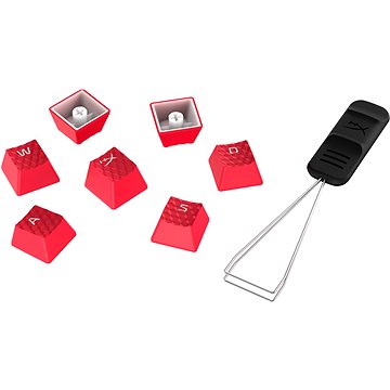 HyperX Rubber Keycaps, červená (US) (519T6AA#ABA)
