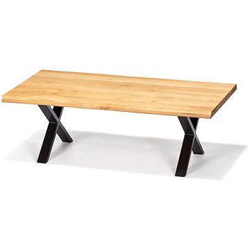 Konferenční stolek MONTANA 130 × 70 cm, výška 45 cm, podnoží X (3654)