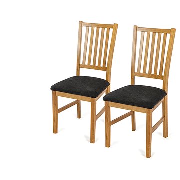 Jídelní židle ELENA, set 2 ks, masivní dub (3643)
