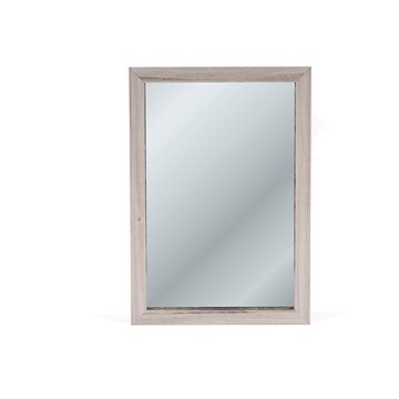 Nástěnné zrcadlo WALL, bílá, 86 x 60 x 4 cm (0000000003550)