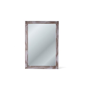Nástěnné zrcadlo WALL, hnědá, 86 x 60 x 4 cm (0000000003551)