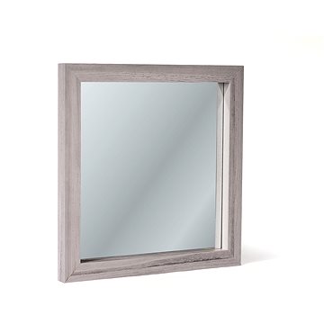 Nástěnné zrcadlo DIA, bílá, 60 x 60 x 4 cm (0000000003553)