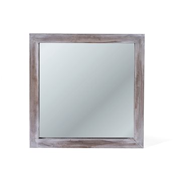 Nástěnné zrcadlo DIA, hnědá, 60 x 60 x 4 cm (0000000003554)
