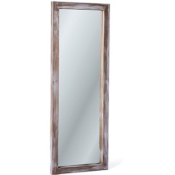 Nástěnné zrcadlo LUCAS, hnědá, 124 x 47 x 2 cm (0000000003558)