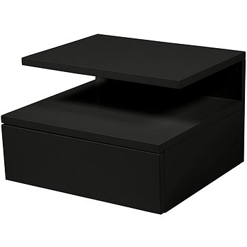 Noční stolek Ashlan, 35 cm, černá (0000088906)