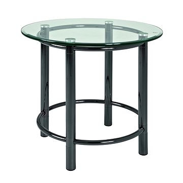 Konferenční stolek Foster III., 53 cm, čirá / chrom (HA00923)