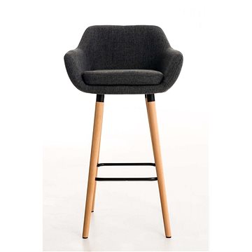 Barová židle Grane (SET 2 ks), tmavě šedá (C1003744)
