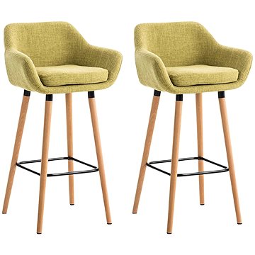 Barová židle Grane (SET 2 ks), světle zelená (C1003842)