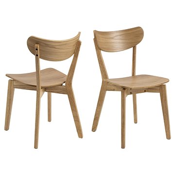 Design Scandinavia Jídelní židle Roxby (SET 2ks), dub (A1004275)