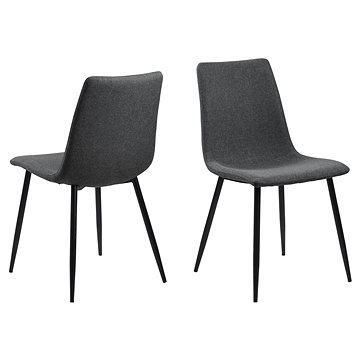 Design Scandinavia Jídelní židle Winnie (SET 4 ks), šedá (A1004590)