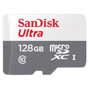 SanDisk MicroSDXC 128GB Ultra Lite + SD adaptér (SDSQUNR-128G-GN3MA)